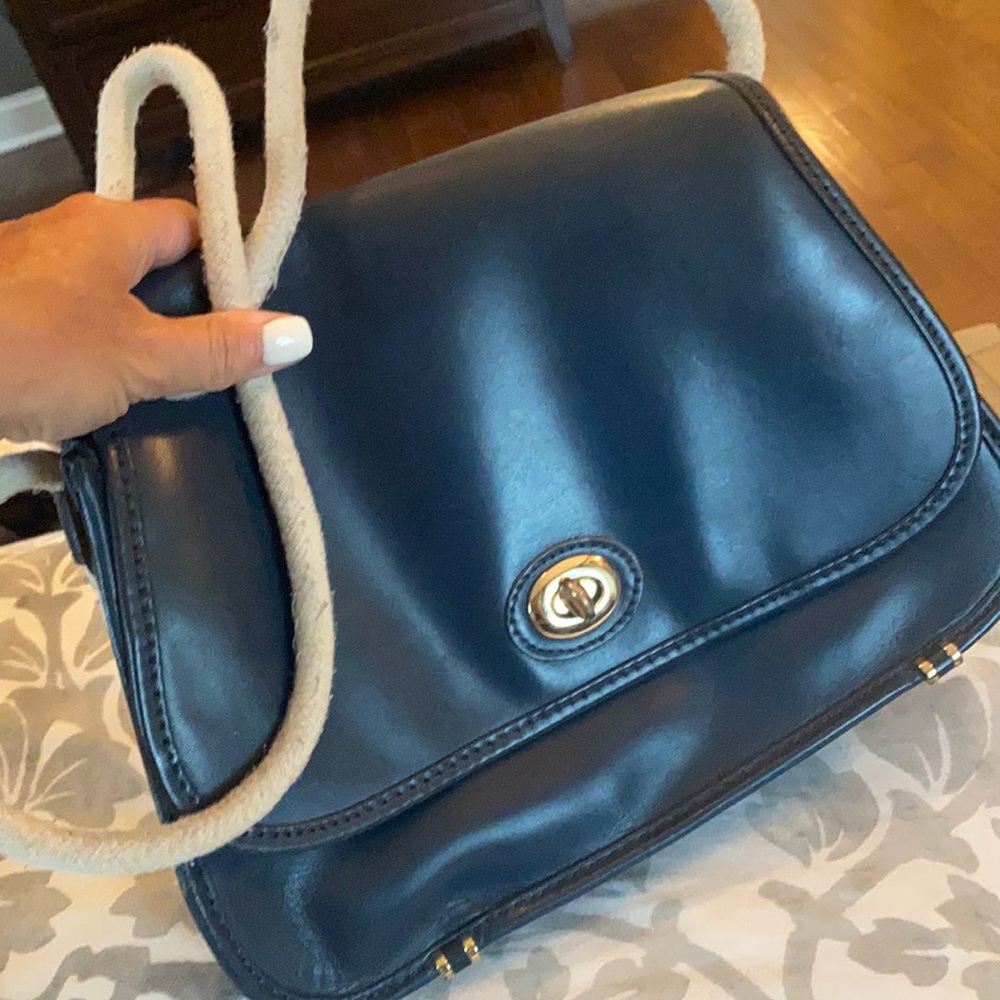 LL BEAN Signature classic nautical saddle bag
